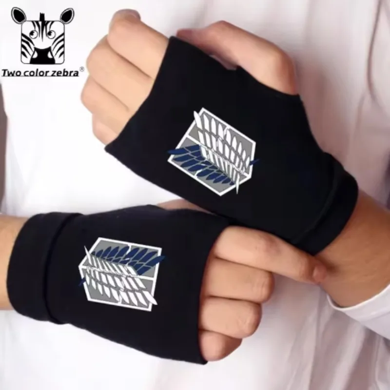 Cosplay Anime Gloves Attack on Titan Half Finger Glove Costumes Accessories Printed Cotton Fingerless Gloves Costume Props 
Cosplay Anime Gloves Attack on Titan Half Finger Glove Costumes Accessories Printed Cotton Fingerless Gloves Costume Props