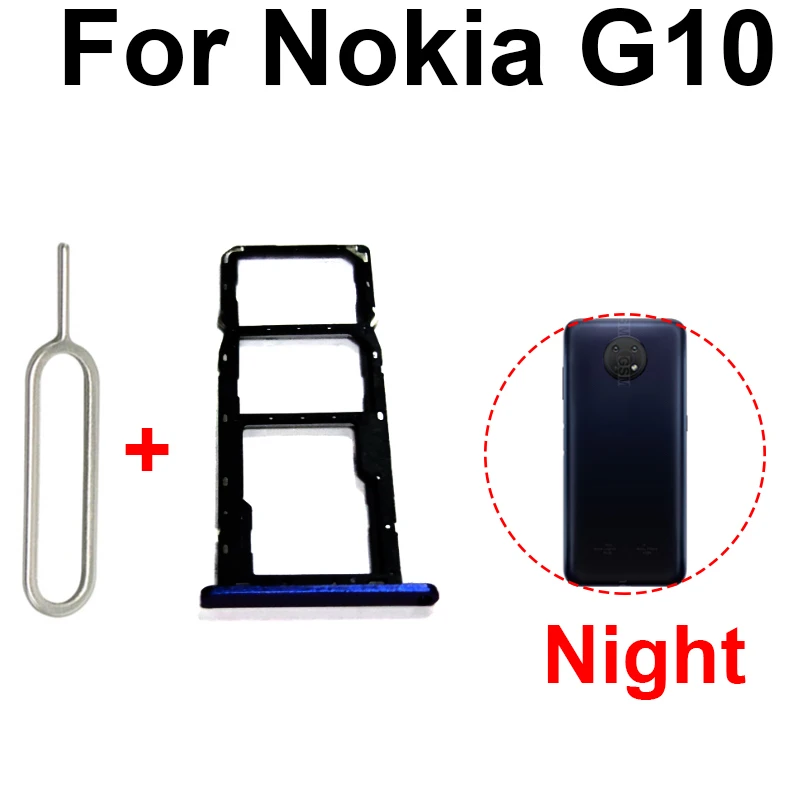Для Nokia G10 G20 лоток для SIM-карты, держатель для карт, адаптер, разъем, детали
Для Nokia G10 G20 лоток для SIM-карты, держатель для карт, адаптер, разъем, детали