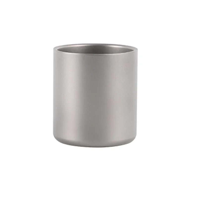 450Ml Double Wall Titanium Water Cup Coffee Tea Mug for Home Office Outdoor Camping Hiking Picnic Without Handle
450Ml Double Wall Titanium Water Cup Coffee Tea Mug for Home Office Outdoor Camping Hiking Picnic Without Handle