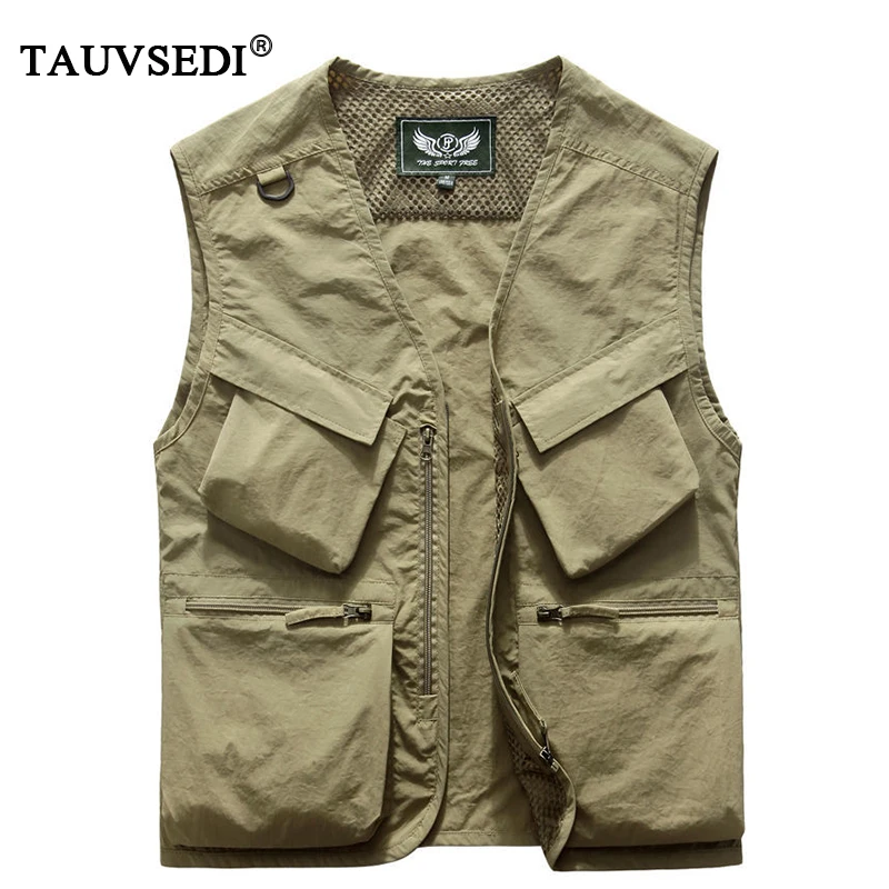 Summer Men Outdoor Cargo Breathable Sleeveless Vest Men Fishing Sport Multi Pocket Vest Coat Man Casual Work Hike Vest Waistcoat
Summer Men Outdoor Cargo Breathable Sleeveless Vest Men Fishing Sport Multi Pocket Vest Coat Man Casual Work Hike Vest Waistcoat