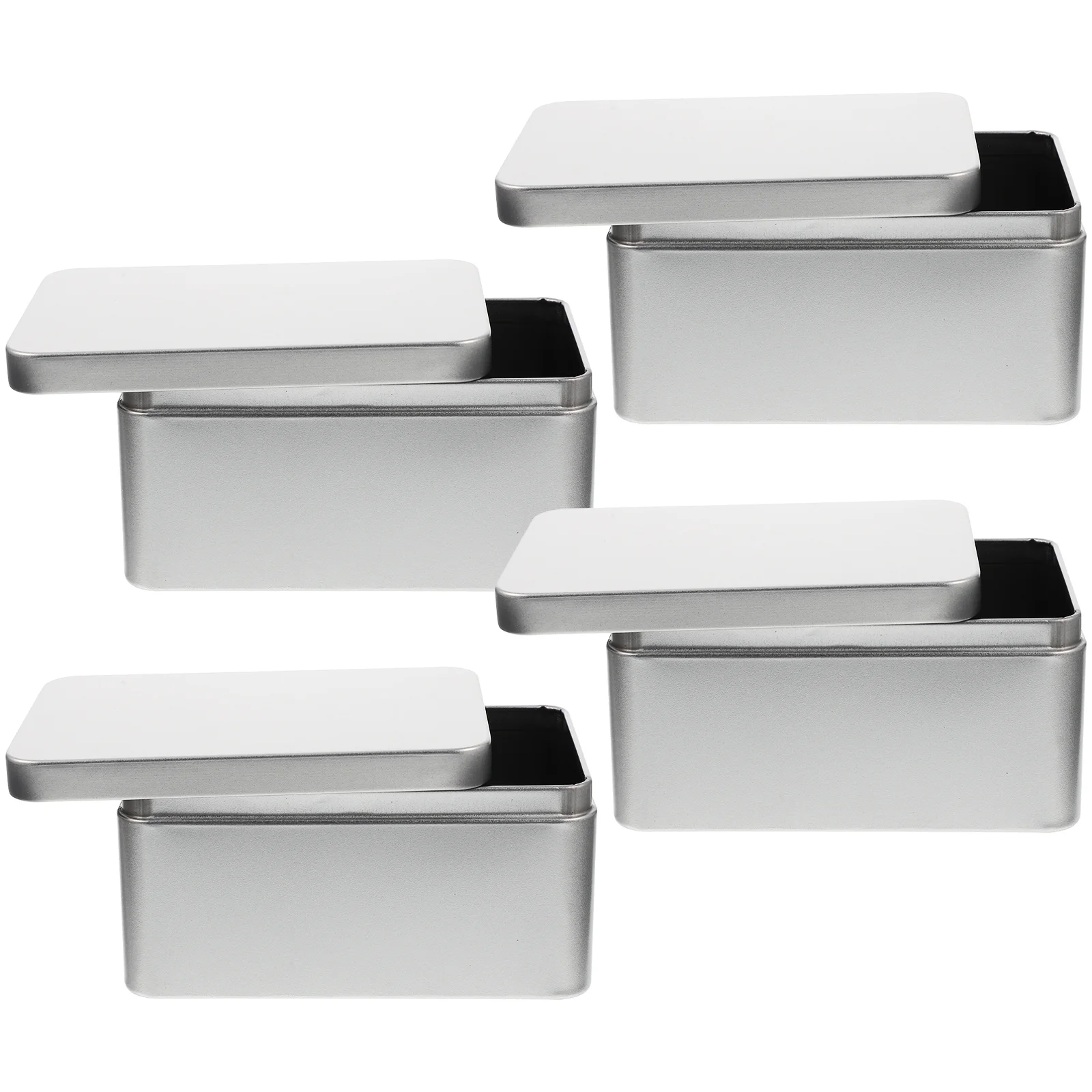 4 Pcs Tinplate Gift Box Storage with Lids Simple Candy Container Tins Rectangular Case
4 Pcs Tinplate Gift Box Storage with Lids Simple Candy Container Tins Rectangular Case
