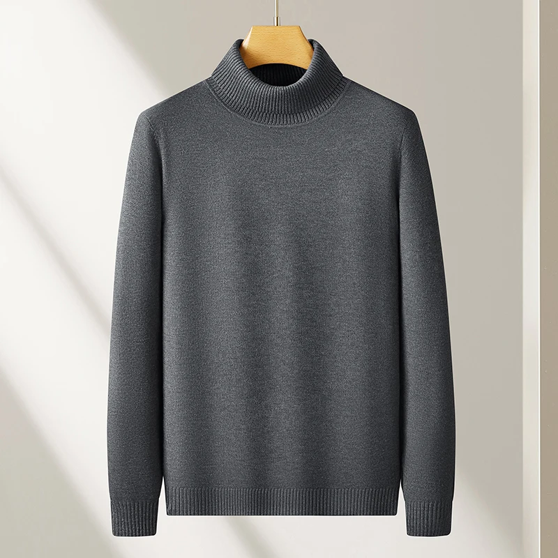 2024New Men's Autumn and Winter Simple Turtleneck Sweater Skin-Friendly Warm Close-Fitting Fashion All-Matching
2024New Men's Autumn and Winter Simple Turtleneck Sweater Skin-Friendly Warm Close-Fitting Fashion All-Matching