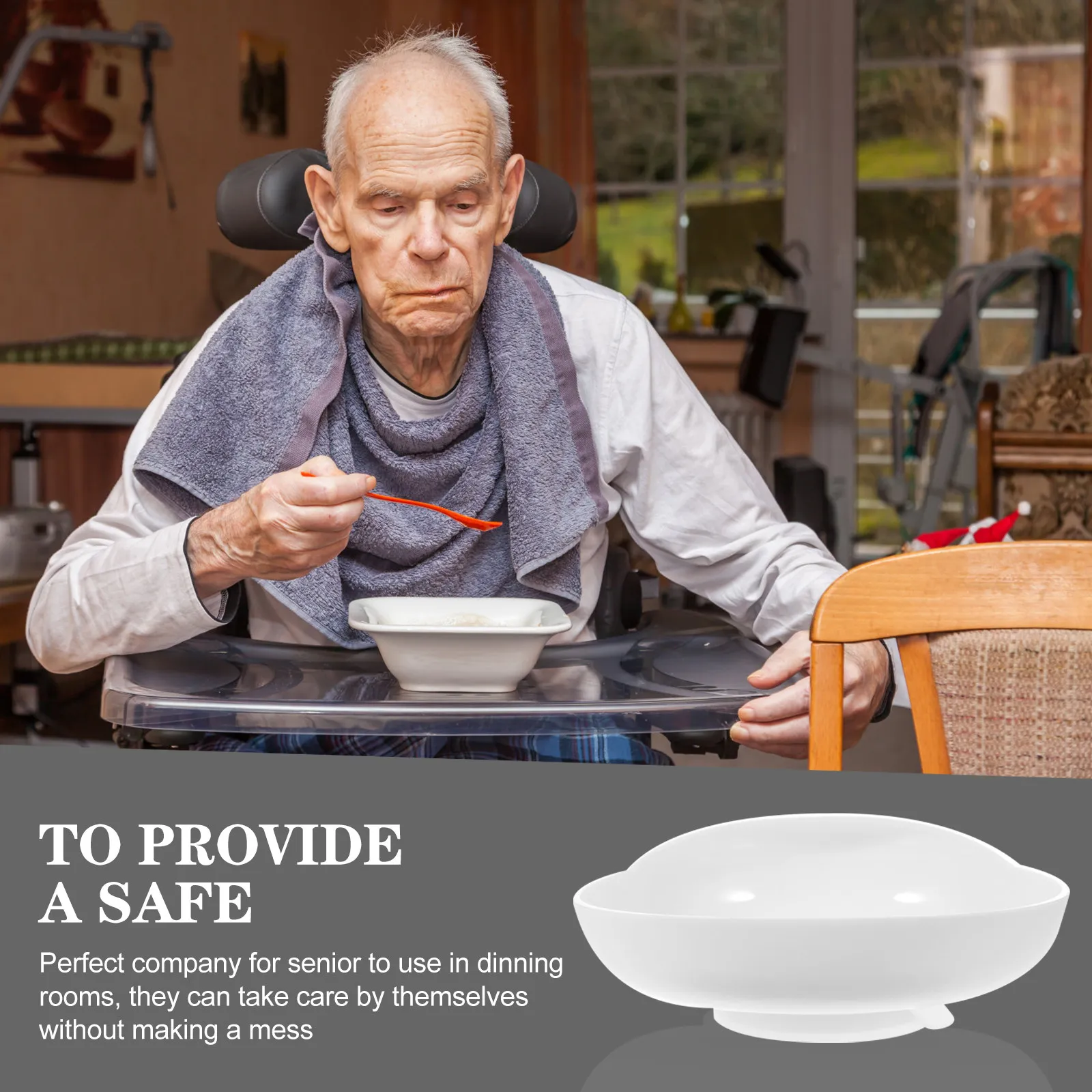 Lightweight Plastic Scoop Bowl Senior Suction Base Dining Bowl Elderly Self Feeding Sprinkle Proof Food Plate Scoop Bowls
Lightweight Plastic Scoop Bowl Senior Suction Base Dining Bowl Elderly Self Feeding Sprinkle Proof Food Plate Scoop Bowls