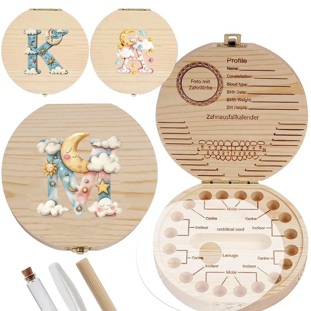 Wooden Dustproof Dental Box Suitable Gifts for Boys and Girls Dental Souvenirs Iridescent Cloud Initial Name 26 Letters Pattern
Wooden Dustproof Dental Box Suitable Gifts for Boys and Girls Dental Souvenirs Iridescent Cloud Initial Name 26 Letters Pattern