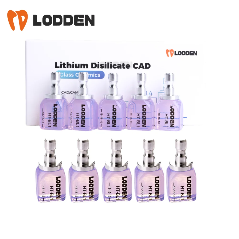 Lodden Dental Pure Ceramics C14 Lithium Disilicate Blocks Glass Ceramic Cubes CAD/CAM Sirona Cerec Veneer Dentist Materials
Lodden Dental Pure Ceramics C14 Lithium Disilicate Blocks Glass Ceramic Cubes CAD/CAM Sirona Cerec Veneer Dentist Materials