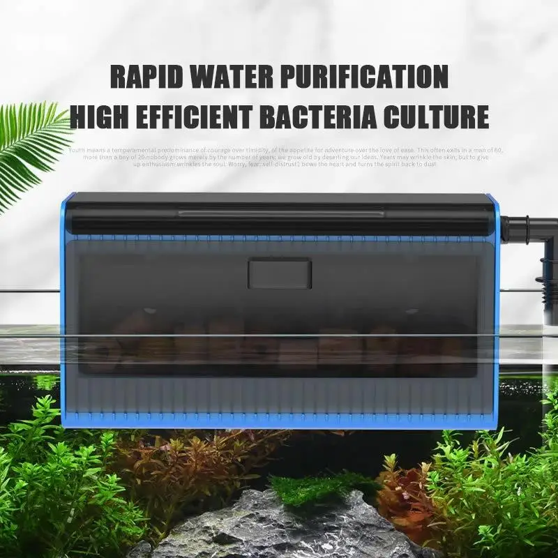SUNSUN Wall-mounted Filter Box Sensen Trickle Box Fish Tank Filter Upper Filter Drawer Type Trickle Box Small Water Change
SUNSUN Wall-mounted Filter Box Sensen Trickle Box Fish Tank Filter Upper Filter Drawer Type Trickle Box Small Water Change