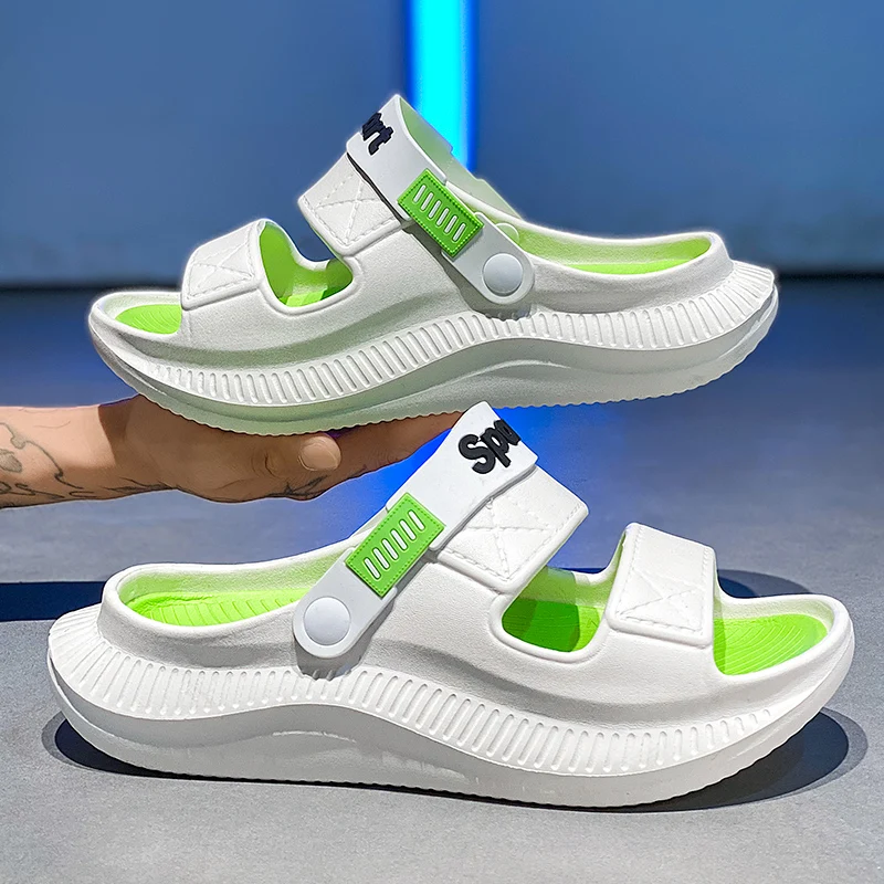 2026 Summer New Men's Slides Casual Thick Sole Outdoor Anti‑Slip Soft Sole Sports Sandals 2-In-One Slippers
2026 Summer New Men's Slides Casual Thick Sole Outdoor Anti‑Slip Soft Sole Sports Sandals 2-In-One Slippers