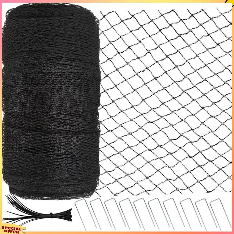 ABFI Garden Netting 4X10m,Extra Strong Woven Mesh Bird Netting For Fruit Trees,Plants & Vegetables,Reusable Mesh Pond Netting
ABFI Garden Netting 4X10m,Extra Strong Woven Mesh Bird Netting For Fruit Trees,Plants & Vegetables,Reusable Mesh Pond Netting