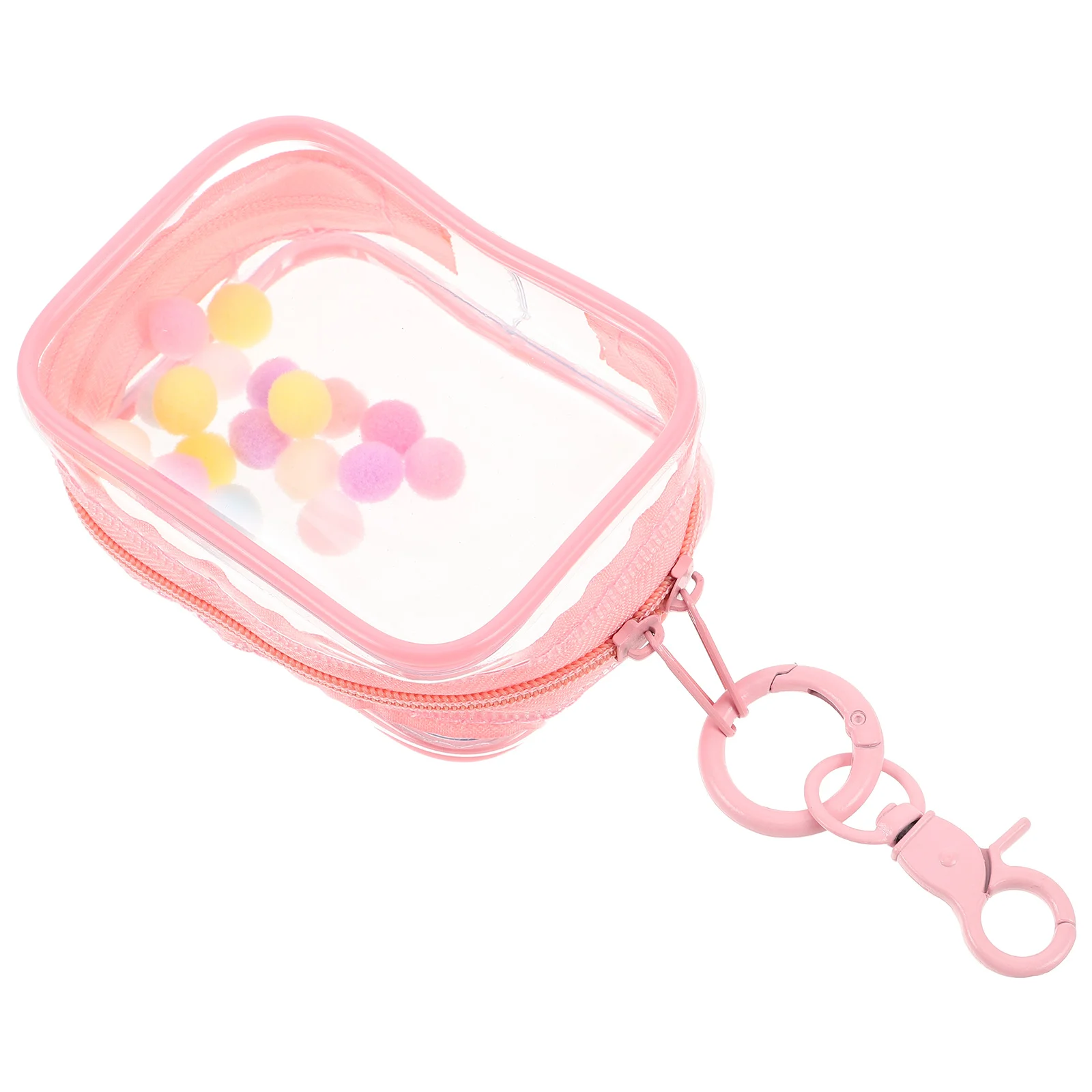 Storage Bag Clear PVC Display Case Mini Toy Organizer Pink Keychain Pouch Closed Figures Portable Travel
Storage Bag Clear PVC Display Case Mini Toy Organizer Pink Keychain Pouch Closed Figures Portable Travel