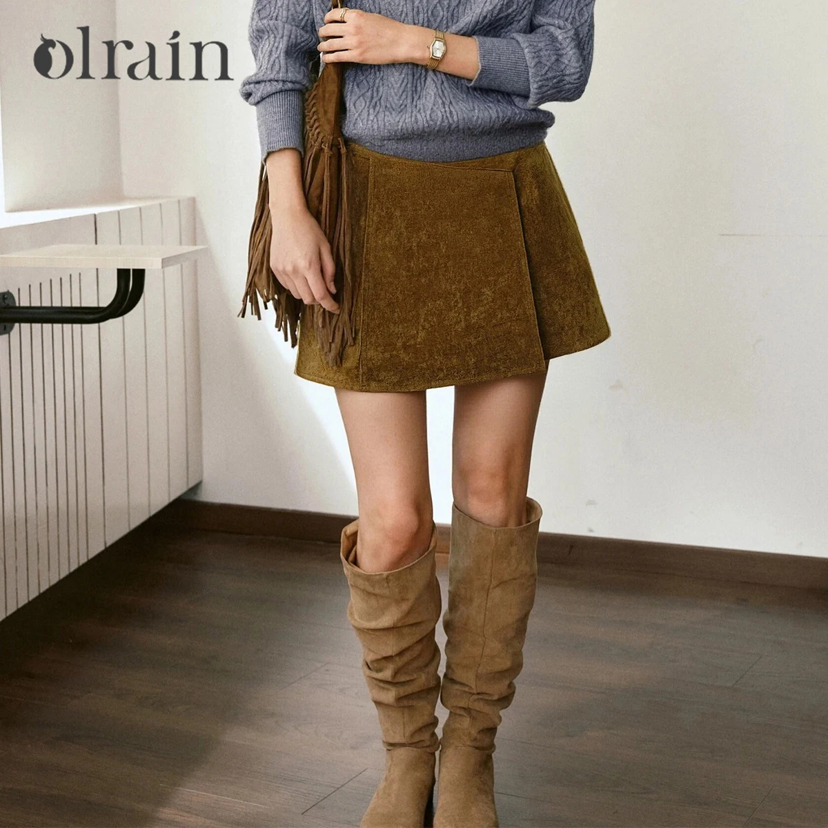 OLrain Spring Mini Short Skirts for Woman 2026 New in Commute A-line Skirt Solid Fashion Vintage Skirt Lady Clothes O57DB001898
OLrain Spring Mini Short Skirts for Woman 2026 New in Commute A-line Skirt Solid Fashion Vintage Skirt Lady Clothes O57DB001898