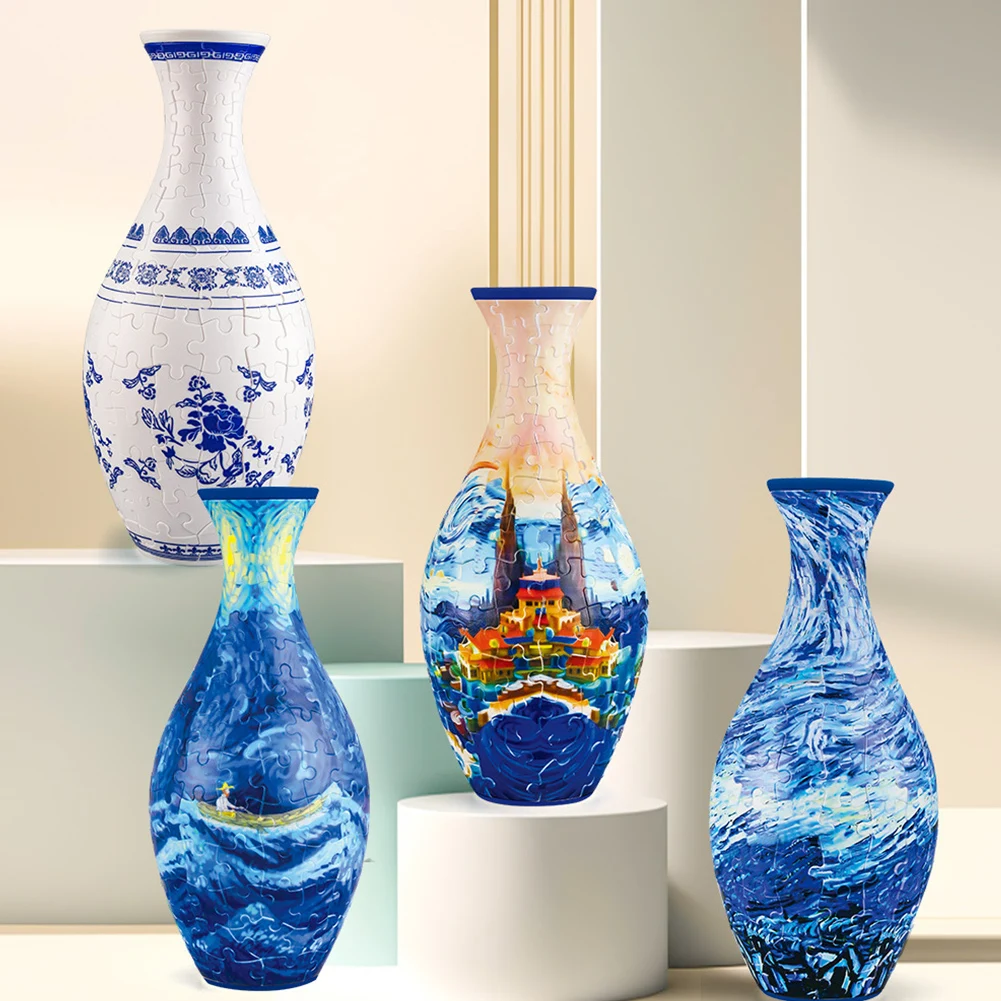 3D Puzzle Vase 160 Pieces Plastic Puzzle Vase 3D Puzzles Vase Housewarning for Adults for Flower Arrangement and Home Decoration
3D Puzzle Vase 160 Pieces Plastic Puzzle Vase 3D Puzzles Vase Housewarning for Adults for Flower Arrangement and Home Decoration