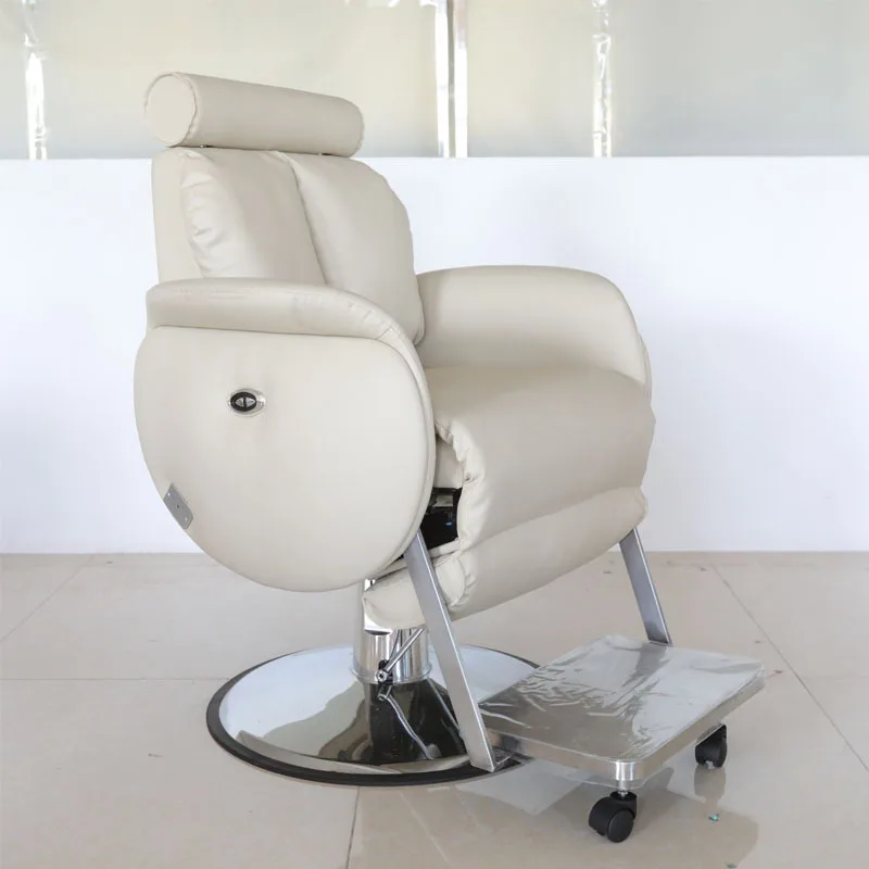 Electric Reclining Barber Chair for Hair Salons, 360° Swivel & Height Adjustment, Heavy-Duty Hydraulic Base, PU Leather
Electric Reclining Barber Chair for Hair Salons, 360° Swivel & Height Adjustment, Heavy-Duty Hydraulic Base, PU Leather