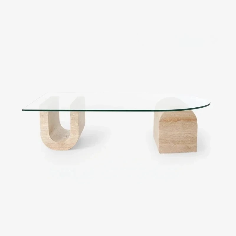 Nordic medieval style high-end minimalist creative glass coffee table small apartment marble coffee table
Nordic medieval style high-end minimalist creative glass coffee table small apartment marble coffee table