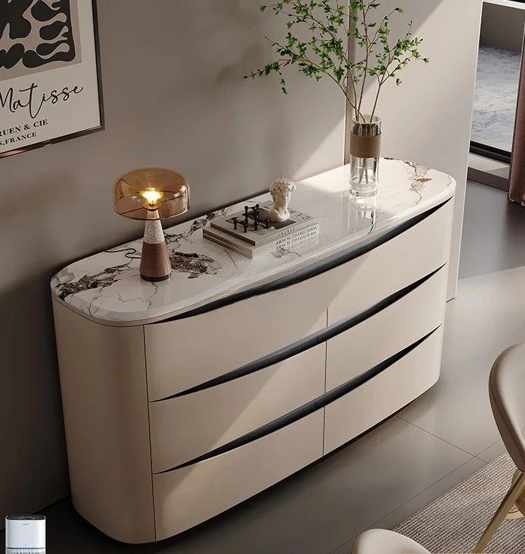 Light luxury rock slab high-end entrance cabinet modern simple wall view table
Light luxury rock slab high-end entrance cabinet modern simple wall view table