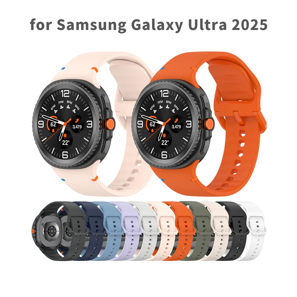 Силиконовый ремешок для Samsung Galaxy Watch 8, аксессуары для ремешков, резиновый браслет для умных часов Samsung Galaxy Watch 8, классический ремешок
Силиконовый ремешок для Samsung Galaxy Watch 8, аксессуары для ремешков, резиновый браслет для умных часов Samsung Galaxy Watch 8, классический ремешок