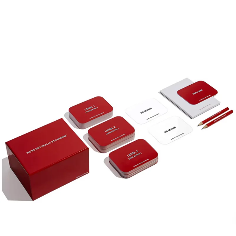 We're Not Really Strangers Card Game – The Ultimate Game of Connection and Self-Discovery
We're Not Really Strangers Card Game – The Ultimate Game of Connection and Self-Discovery