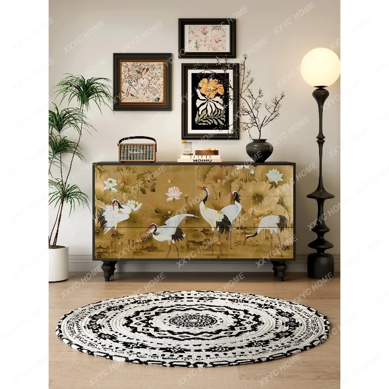 XX new Chinese six-chest cabinet drawer living room bedroom multi-functional storage living room dining side cabinet
XX new Chinese six-chest cabinet drawer living room bedroom multi-functional storage living room dining side cabinet