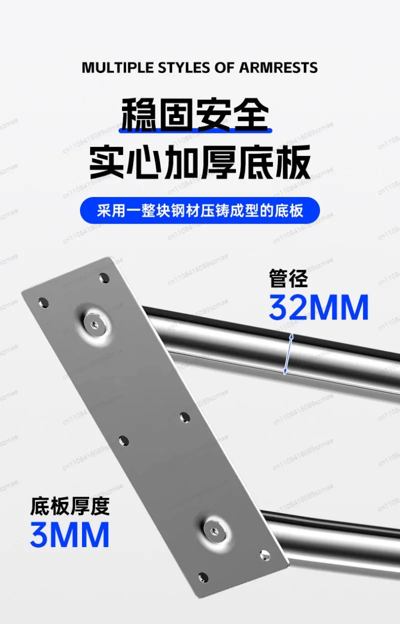 Wall Mount Non-Barrier Bathroom Grab Bar, Elderly Toilet Standing Assist Rail Suitable for Elderly
Wall Mount Non-Barrier Bathroom Grab Bar, Elderly Toilet Standing Assist Rail Suitable for Elderly