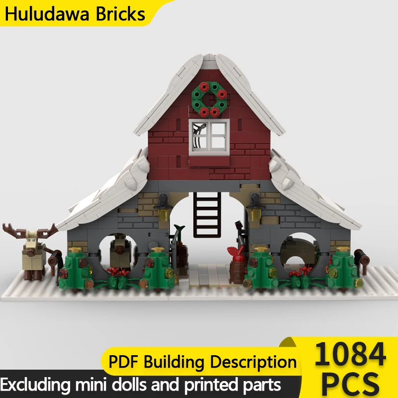City Street View Model MOC Building Bricks Christmas Reindeer Stable Modular Technology Children Holiday Gifts Assemble Toy Suit
City Street View Model MOC Building Bricks Christmas Reindeer Stable Modular Technology Children Holiday Gifts Assemble Toy Suit