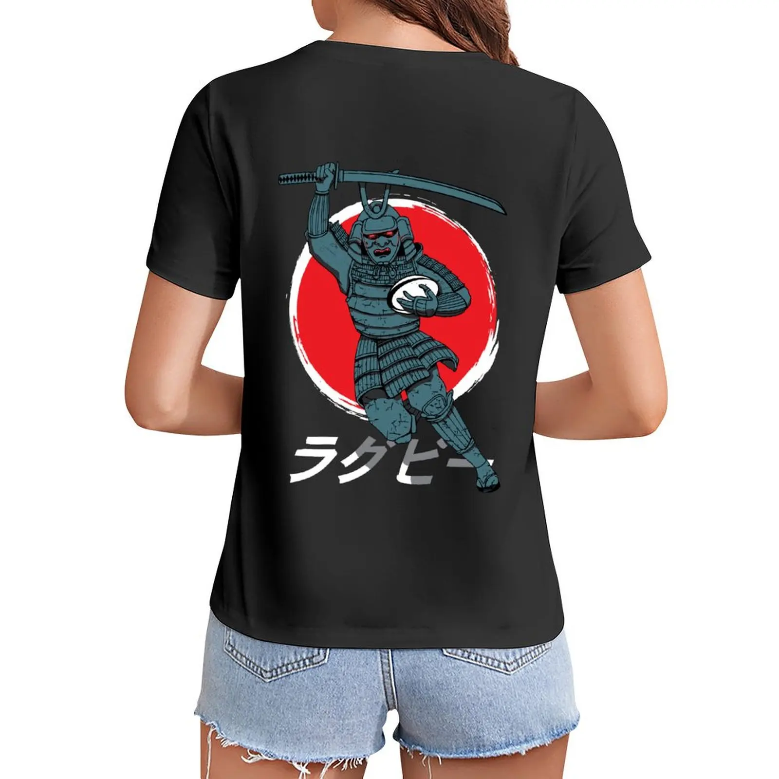 Rugby Japan Samurai Rugby Fan Gift T-Shirt Blouse vintage clothes rock and roll t shirts for Women
Rugby Japan Samurai Rugby Fan Gift T-Shirt Blouse vintage clothes rock and roll t shirts for Women