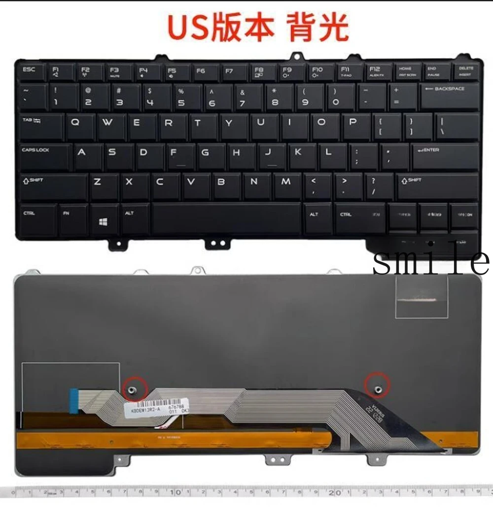 New US Backlight Keyboard For DELL AlienWare 13 R1 R2 15 R2 P42F P42F001 M13X R2