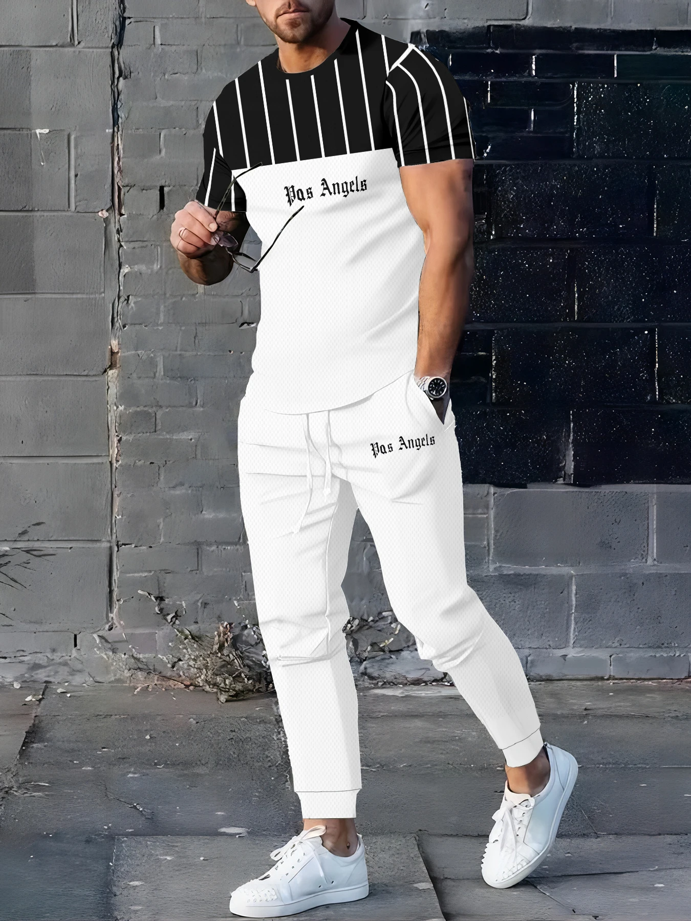 2026 Summer Men's Suit with Letter Print Breathable Lightweight Casual Sports Outdoor Men's Clothing
2026 Summer Men's Suit with Letter Print Breathable Lightweight Casual Sports Outdoor Men's Clothing
