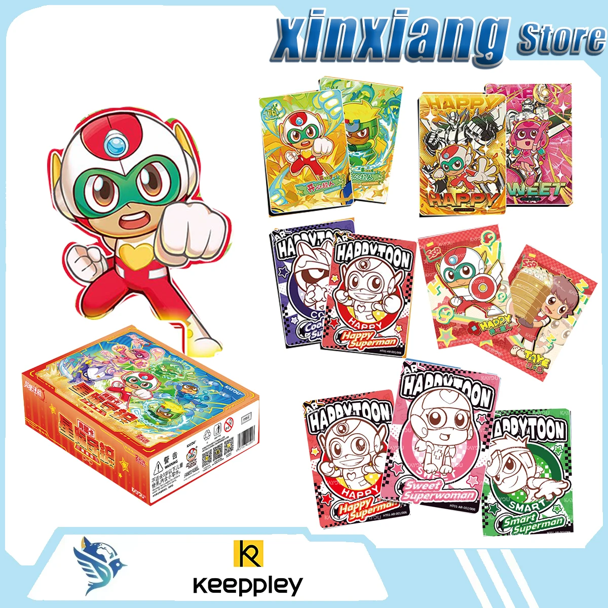 KAYOU Collectible Cards Happy Superman Alliance Star Guardian Collector Card Collecting Cards Cartoon Characters In Anime Cute
KAYOU Collectible Cards Happy Superman Alliance Star Guardian Collector Card Collecting Cards Cartoon Characters In Anime Cute