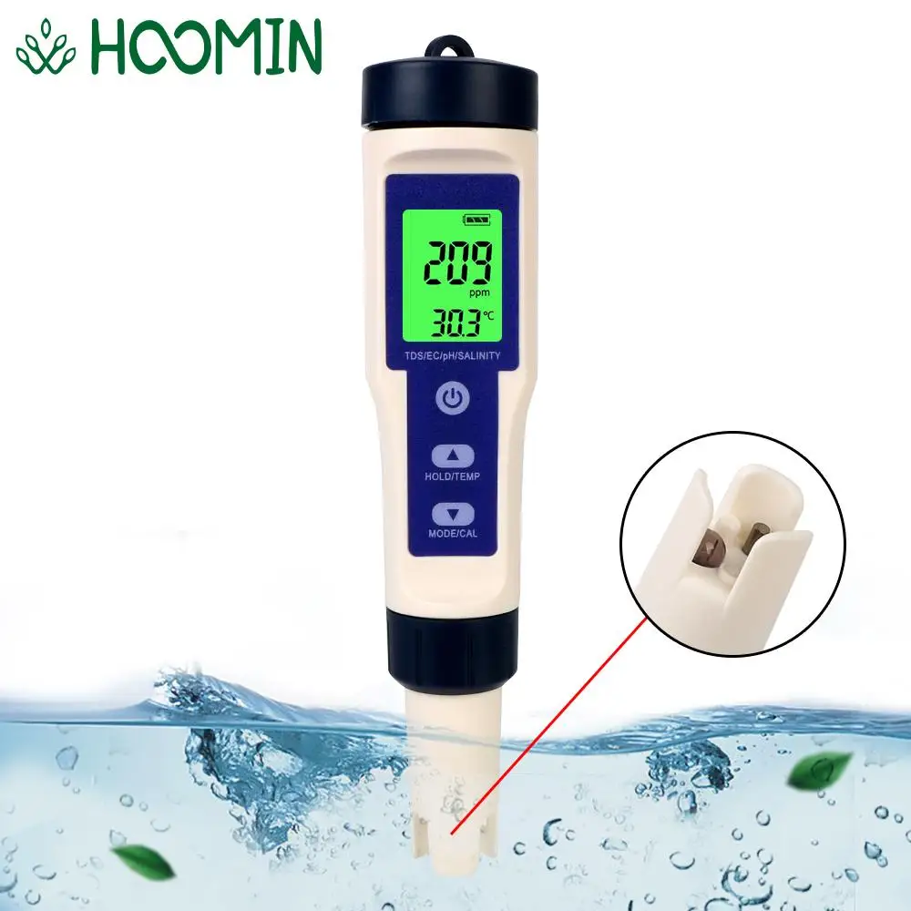 5 в 1, детектор качества воды PH/TDS/EC/SALT/TEMP, инструмент для измерения чистоты, измеритель температуры, богатого водорода
5 в 1, детектор качества воды PH/TDS/EC/SALT/TEMP, инструмент для измерения чистоты, измеритель температуры, богатого водорода