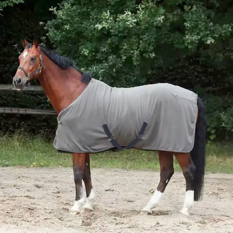 Warmth Horse Rugs Horse Fleece Cooler Blanket Soft Insect Repellent Horse Rug Blankets Flannel Protective Horse Clothing