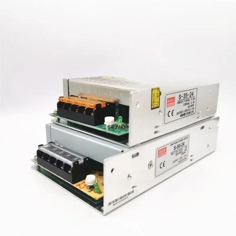 Mingwei Switching Power Supply S-35W/50W/100W/120W/150W/200W/350W/500W High Power 24V
Mingwei Switching Power Supply S-35W/50W/100W/120W/150W/200W/350W/500W High Power 24V