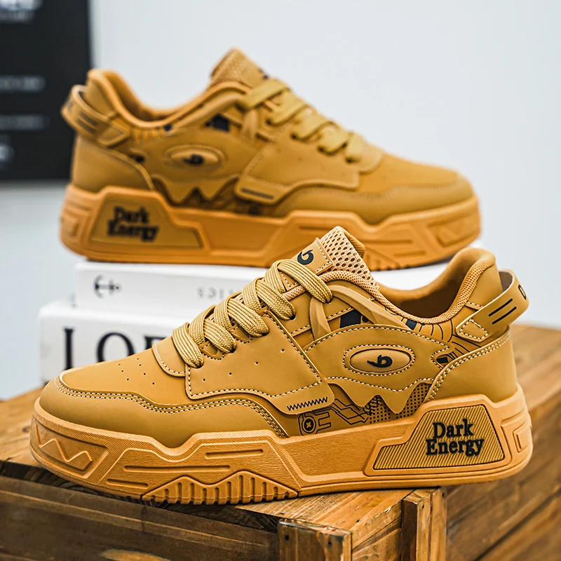 Men's Leather Sneakers for Casual Autumn and Winter Walking, Outdoor Fashion, Sports, Luxury, Low Cut Board Shoes 2024 New
Men's Leather Sneakers for Casual Autumn and Winter Walking, Outdoor Fashion, Sports, Luxury, Low Cut Board Shoes 2024 New