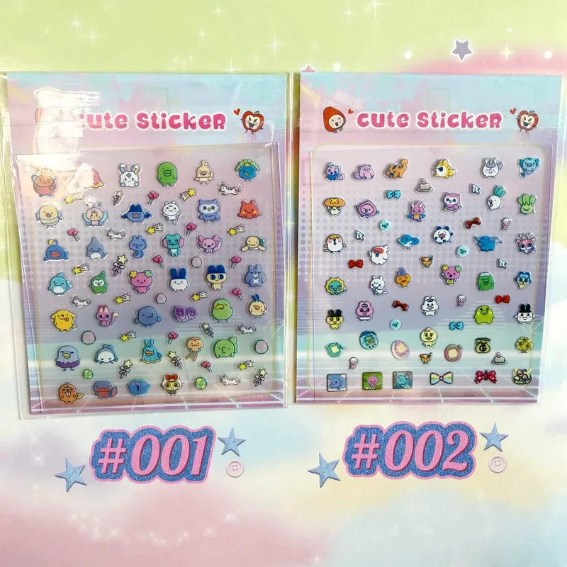 Стильные наклейки Tamagotchi, Mametchi, Kuchipatchi, Mimitchi, Flowertchi, нелипкие декоративные наклейки, наклейки для ногтей, аниме-товары
Стильные наклейки Tamagotchi, Mametchi, Kuchipatchi, Mimitchi, Flowertchi, нелипкие декоративные наклейки, наклейки для ногтей, аниме-товары