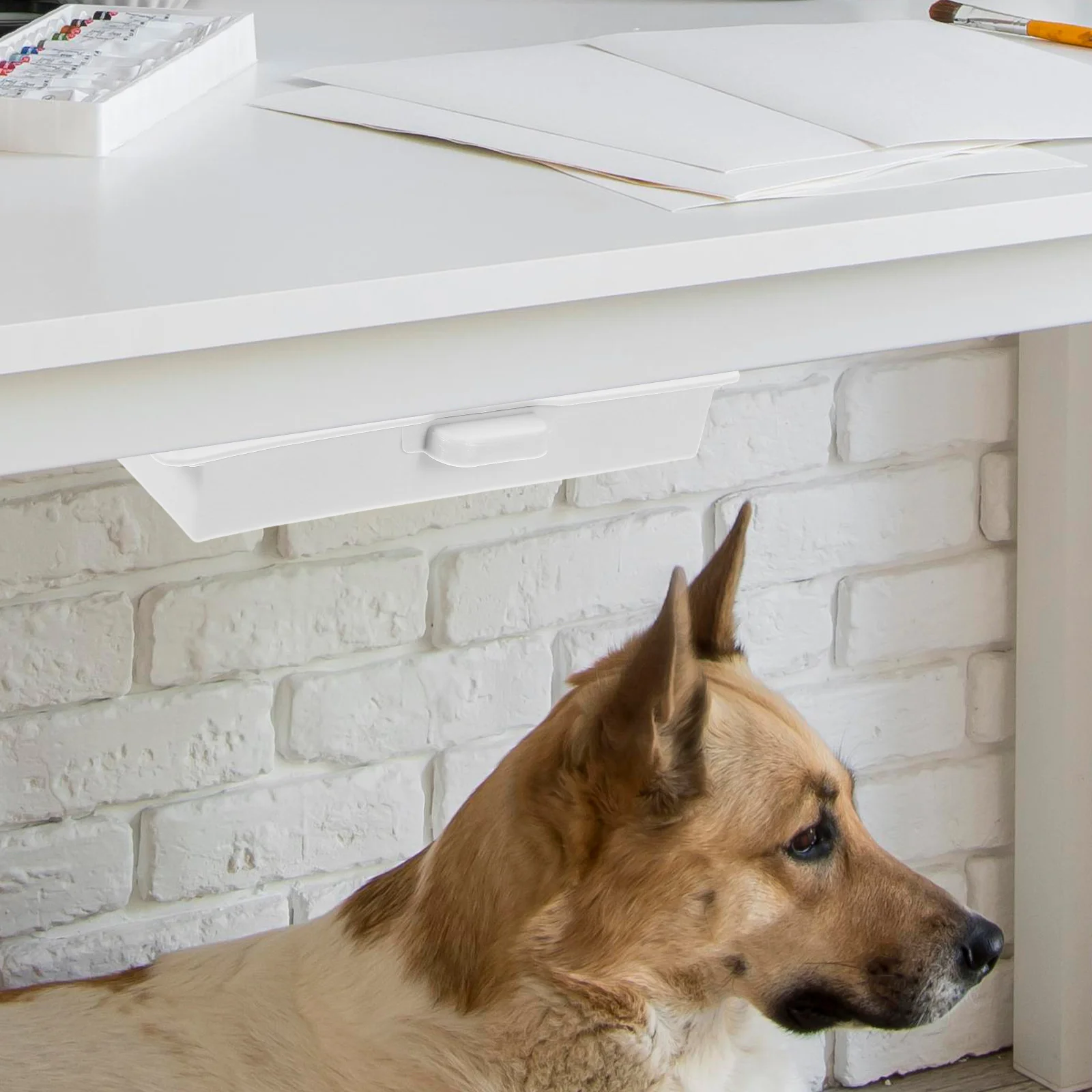 Cabinet Storage Box Hidden Pencil Tray Stationery Plastic under Table Desk Drawer Spacesaving Selfadhesive Strong Adhesive
Cabinet Storage Box Hidden Pencil Tray Stationery Plastic under Table Desk Drawer Spacesaving Selfadhesive Strong Adhesive