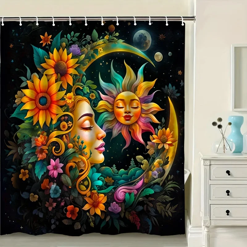 Large Cosmic Galaxy Floral Shower Curtain Boho Sunflower Tropical Watercolor Bathroom Decor Curtain Liner 180x180cm Artistic Fan
Large Cosmic Galaxy Floral Shower Curtain Boho Sunflower Tropical Watercolor Bathroom Decor Curtain Liner 180x180cm Artistic Fan
