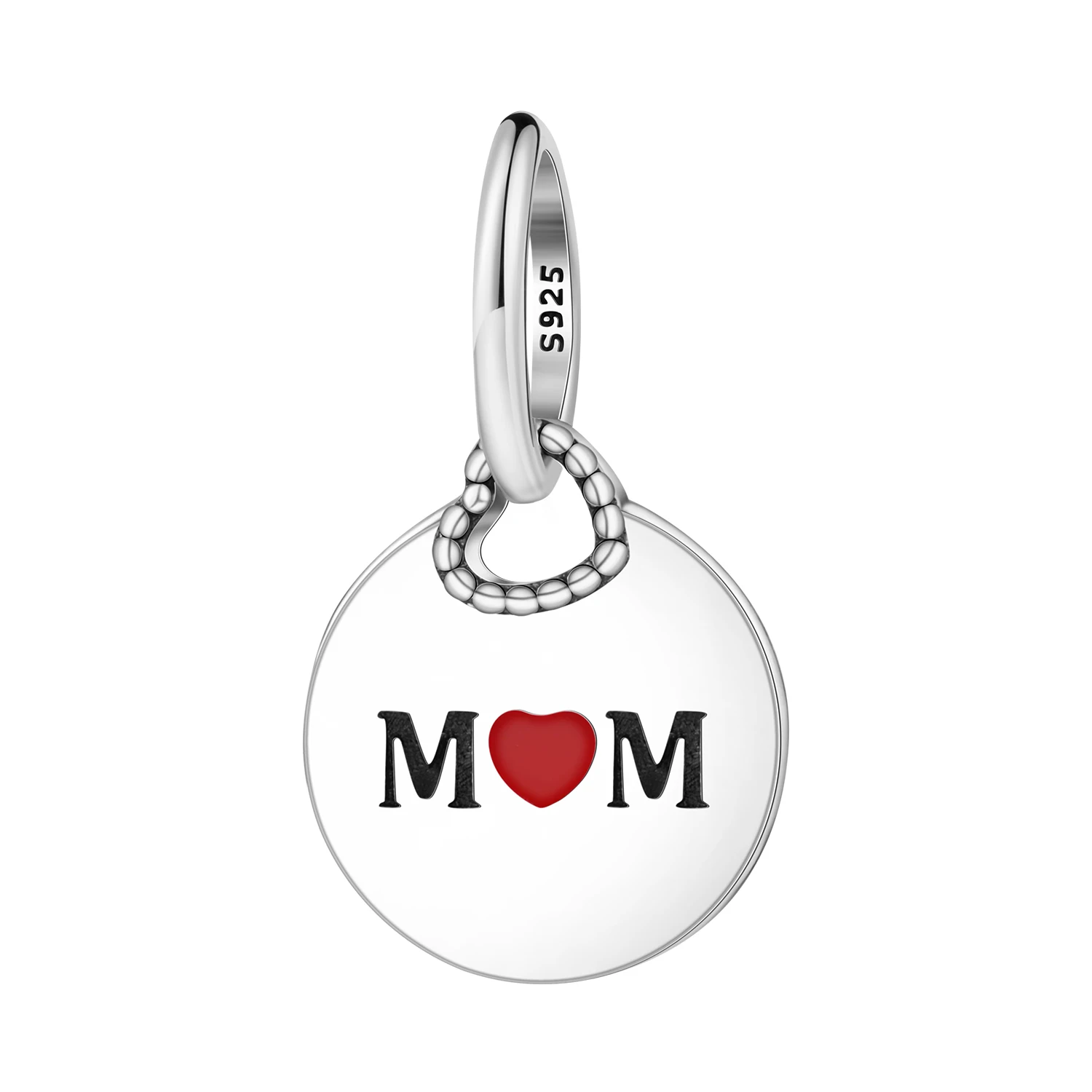 PANPOKI 925 Sterling Silver Simple Family MOM Charms Beads Pendant Fit DIY Bracelet Necklace Jewelry Souvenir Gifts
PANPOKI 925 Sterling Silver Simple Family MOM Charms Beads Pendant Fit DIY Bracelet Necklace Jewelry Souvenir Gifts