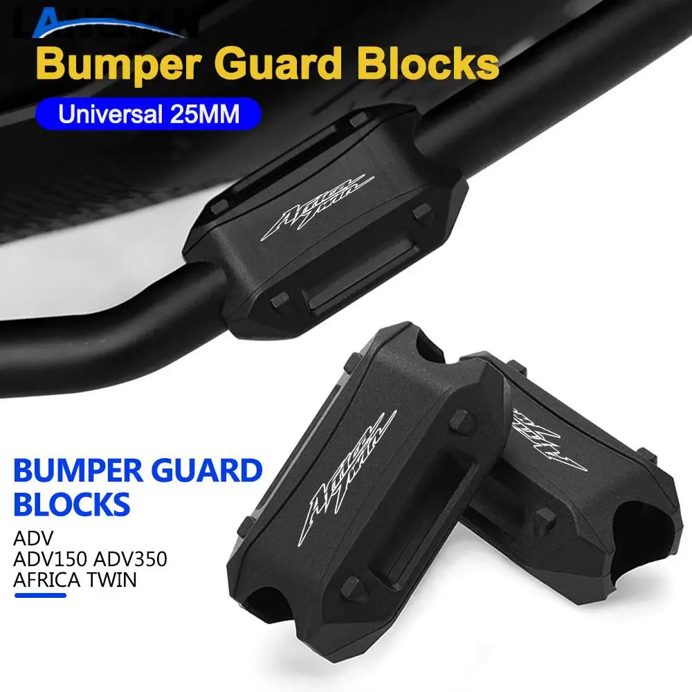 Motorcycle 25MM Accessories Engine Guard Crash Bar Bumper Protection Decorative Block For HONDA ADV ADV150 ADV350 AFRICATWIN
Motorcycle 25MM Accessories Engine Guard Crash Bar Bumper Protection Decorative Block For HONDA ADV ADV150 ADV350 AFRICATWIN