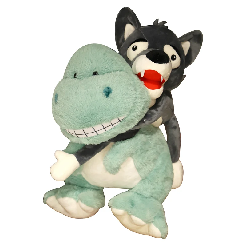 Funny Dinosaurs Carrying Wolves Plush Toys Soft Stuffed Animal Creative Cartoon Plush Throw Pillow Doll Home Decor for Kids Gift
Funny Dinosaurs Carrying Wolves Plush Toys Soft Stuffed Animal Creative Cartoon Plush Throw Pillow Doll Home Decor for Kids Gift