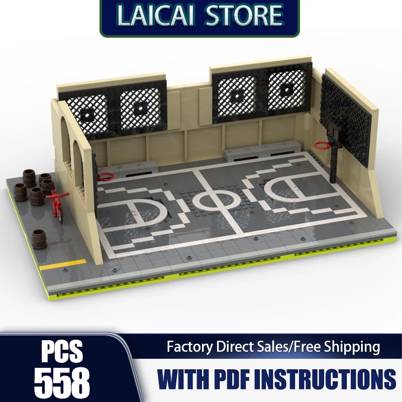 Street View Model Moc Building Blocks Modular Basketball Court Technology Bricks DIY Assembly Holiday Construction Toy Set Gifts
Street View Model Moc Building Blocks Modular Basketball Court Technology Bricks DIY Assembly Holiday Construction Toy Set Gifts