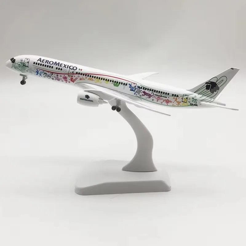 B787 Mexico 20cm Aircraft Model Boeing 787 Simulation Aviation Metal Airplane Toy Collection Display Gifts
B787 Mexico 20cm Aircraft Model Boeing 787 Simulation Aviation Metal Airplane Toy Collection Display Gifts