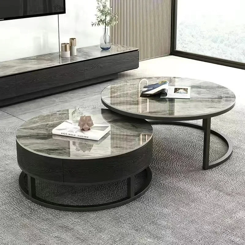 Round telescopic tea coffee table living room household small apartment high-end rock slab light luxury simple modern
Round telescopic tea coffee table living room household small apartment high-end rock slab light luxury simple modern