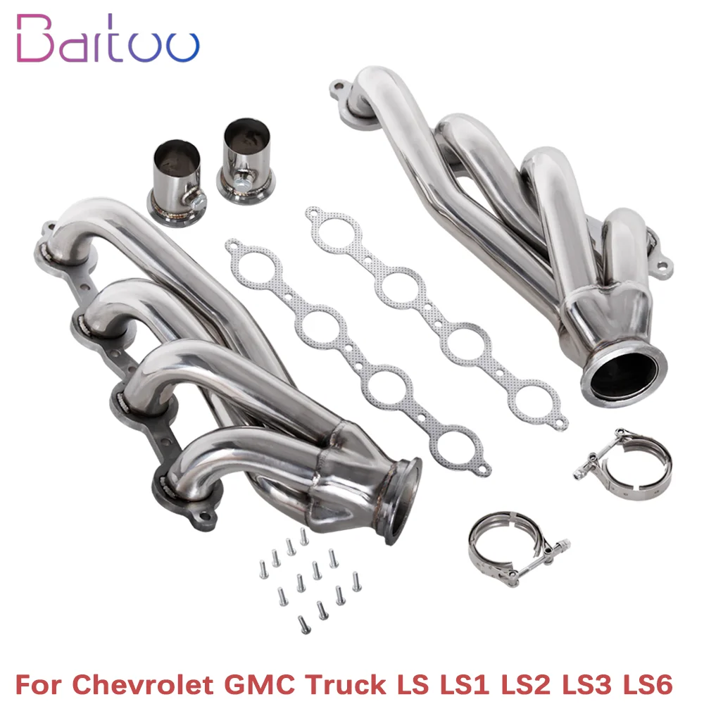 BARTOO-Exhaust Conversion Swap Header for Chevrolet GMC Truck LS LS1 LS2 LS3 LS6 4.8 5.3 5.7 6.0 6.2 Engines V8 CR1846
BARTOO-Exhaust Conversion Swap Header for Chevrolet GMC Truck LS LS1 LS2 LS3 LS6 4.8 5.3 5.7 6.0 6.2 Engines V8 CR1846