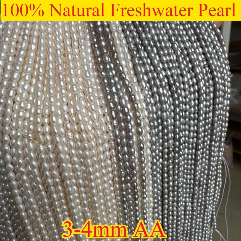 3-4mm AA Exquisite Natural Pearl Rice Shaped Isolated Loose Fine Bead Women Gift Jewelry Make DIY Necklace Bracelet Accessories
3-4mm AA Exquisite Natural Pearl Rice Shaped Isolated Loose Fine Bead Women Gift Jewelry Make DIY Necklace Bracelet Accessories