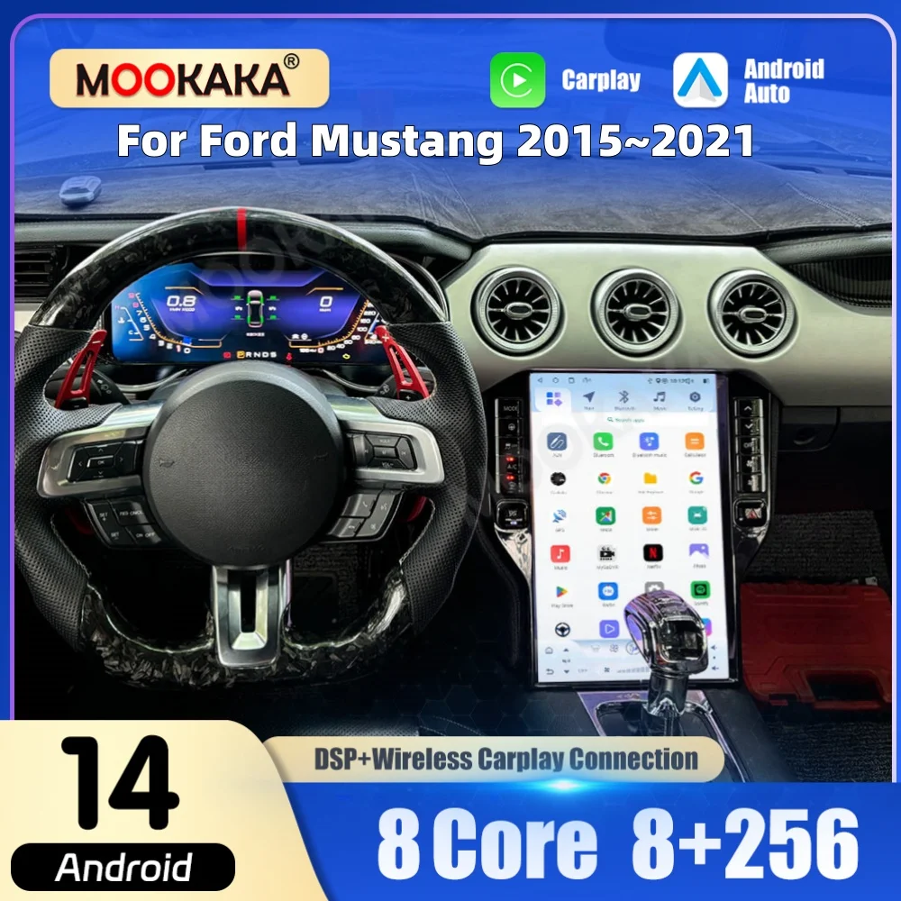 14.5 Inch Qualcomm For Ford Mustang 2015~2021 Vertical Car Radio Player Android Multimedia GPS Navigation Head Unit Carplay
14.5 Inch Qualcomm For Ford Mustang 2015~2021 Vertical Car Radio Player Android Multimedia GPS Navigation Head Unit Carplay