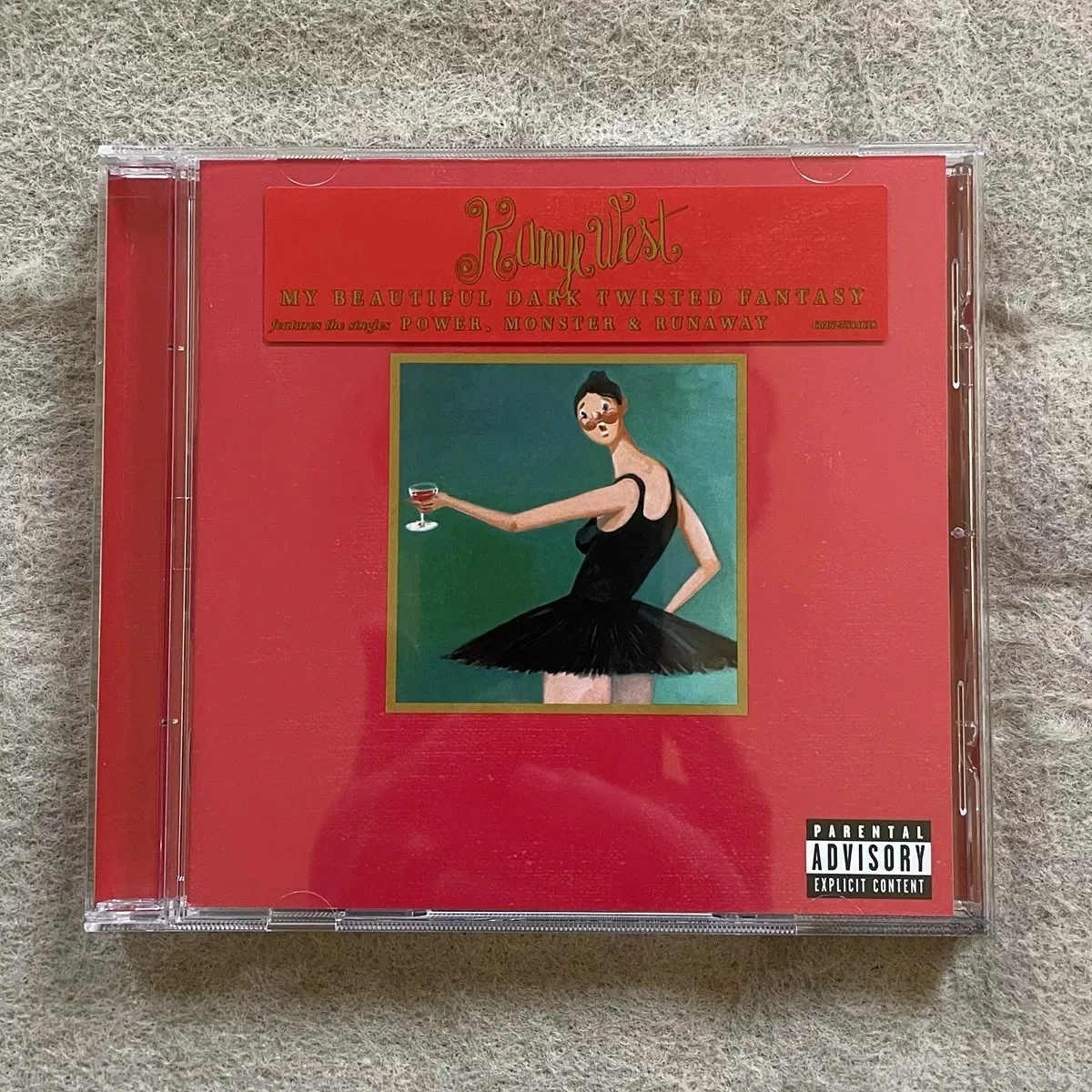 Kanye West My Beautiful Dark Twisted Fantasy CD, Explicit Hip Hop Studio Album with Power & Runaway
Kanye West My Beautiful Dark Twisted Fantasy CD, Explicit Hip Hop Studio Album with Power & Runaway