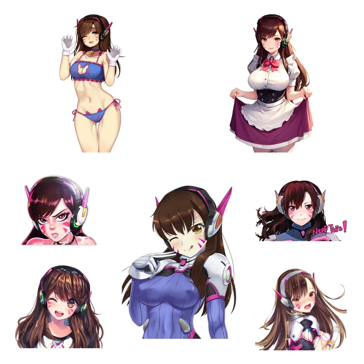 Kawaii Dva Car Sticker Motorcycle Graffiti Windshield Surfboard Campervan Vinyl Decal Waterproof Decor
Kawaii Dva Car Sticker Motorcycle Graffiti Windshield Surfboard Campervan Vinyl Decal Waterproof Decor