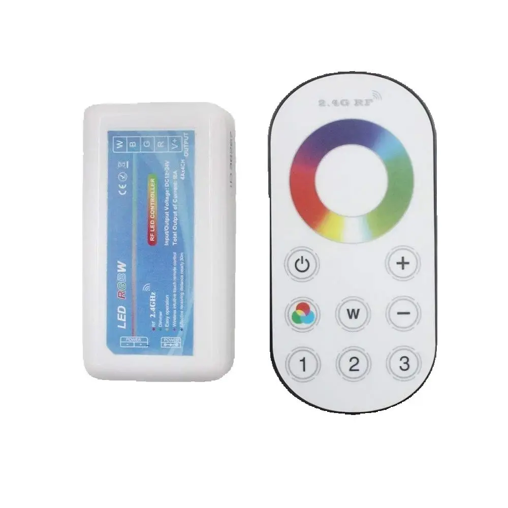 DC12-24V 2.4GHZ RGB RGBW led Controller RF Wireless touch remote dimmer for led strip light
DC12-24V 2.4GHZ RGB RGBW led Controller RF Wireless touch remote dimmer for led strip light