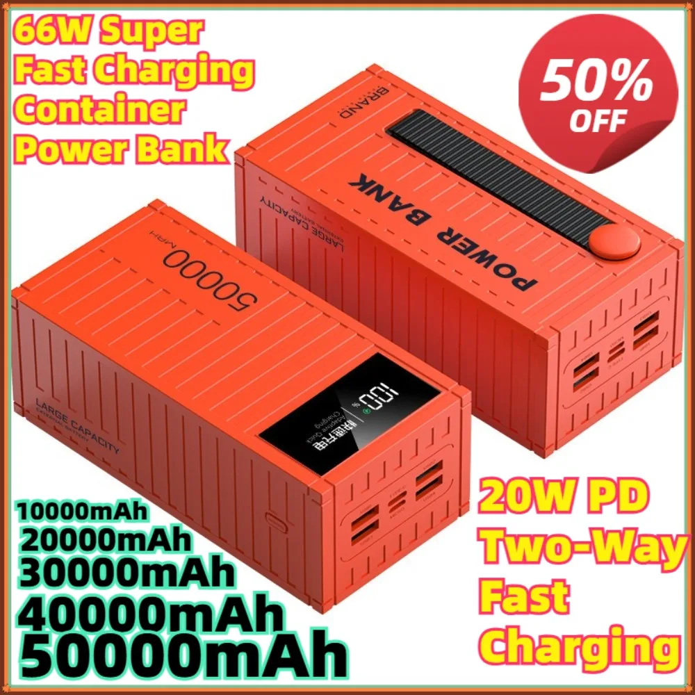 For IPhone Samsung 50000mAh Large Capacity Portable Charging Power Bank With 6 Interfaces Supporting 120W Fast Charging Suitable
For IPhone Samsung 50000mAh Large Capacity Portable Charging Power Bank With 6 Interfaces Supporting 120W Fast Charging Suitable