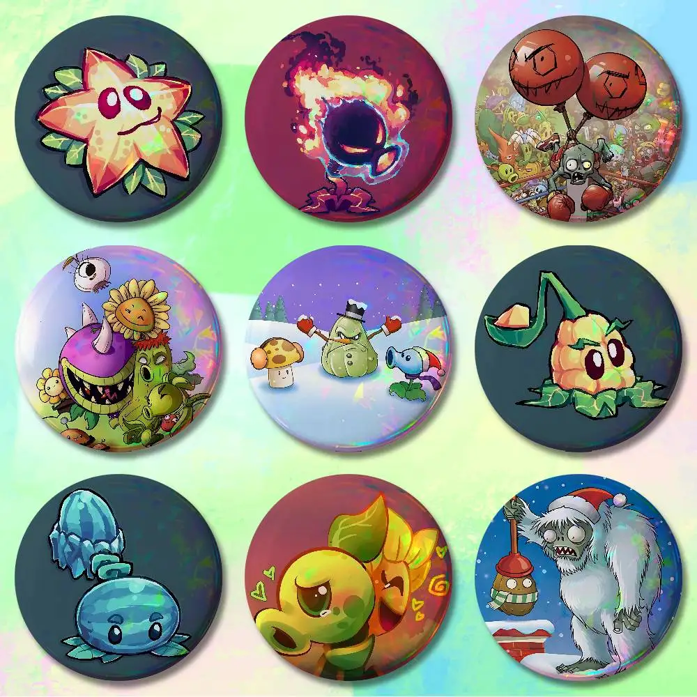 Hot P-Plants Zombies Game 58mm 44mm HD Print Brooch Badges Pretty Derby Round Display Brooches Lapel Pins
Hot P-Plants Zombies Game 58mm 44mm HD Print Brooch Badges Pretty Derby Round Display Brooches Lapel Pins