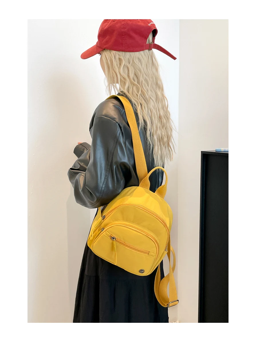 New 2025 Women's Backpack Small Lightweight Multi-Pocket Simple Casual Waterproof Chest Bag Soft Handle Commute Style Oxford ...
New 2025 Women's Backpack Small Lightweight Multi-Pocket Simple Casual Waterproof Chest Bag Soft Handle Commute Style Oxford ...