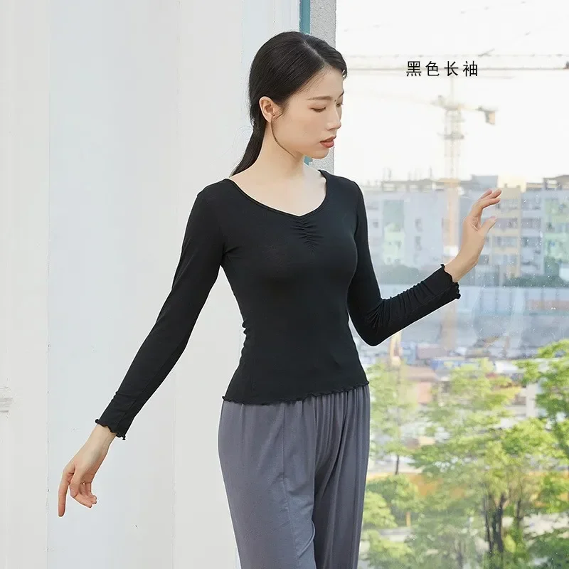 Dance clothes adult women's modern dance ballet practice clothes short-sleeved body art test slim-fitting long-sleeved training
Dance clothes adult women's modern dance ballet practice clothes short-sleeved body art test slim-fitting long-sleeved training